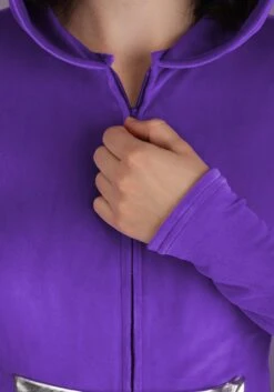 Teletubbies Women's Tinky Winky Romper Costume 17 Teletubbies Women's Tinky Winky Romper Costume -Halloween Costumes womens tinky winky teletubbies romper alt 3