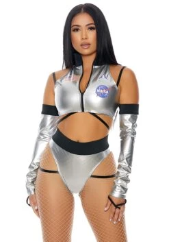 Forplay To The Moon Astronaut Costume For Women 8 Forplay To The Moon Astronaut Costume For Women -Halloween Costumes womens to the moon astronaut costume alt 2