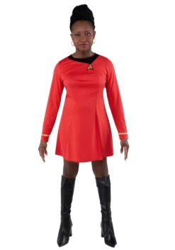 JAZWARES Women's Classic Star Trek Uhura Costume 10 JAZWARES Women's Classic Star Trek Uhura Costume -Halloween Costumes womens uhura classic star trek costume alt 2