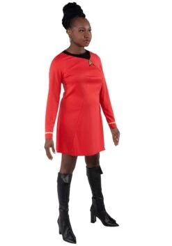 JAZWARES Women's Classic Star Trek Uhura Costume 11 JAZWARES Women's Classic Star Trek Uhura Costume -Halloween Costumes womens uhura classic star trek costume alt 3