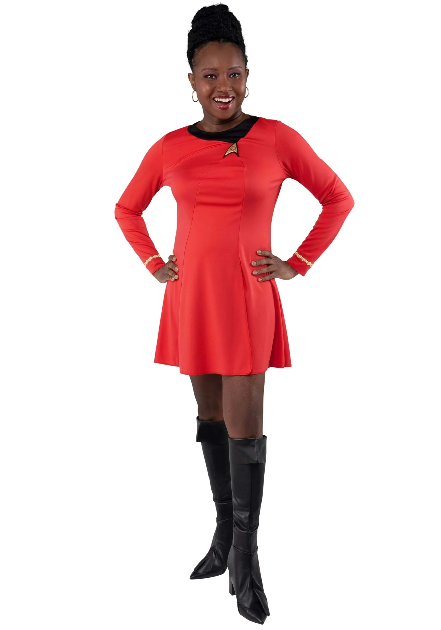 JAZWARES Women's Classic Star Trek Uhura Costume 3 JAZWARES Women's Classic Star Trek Uhura Costume