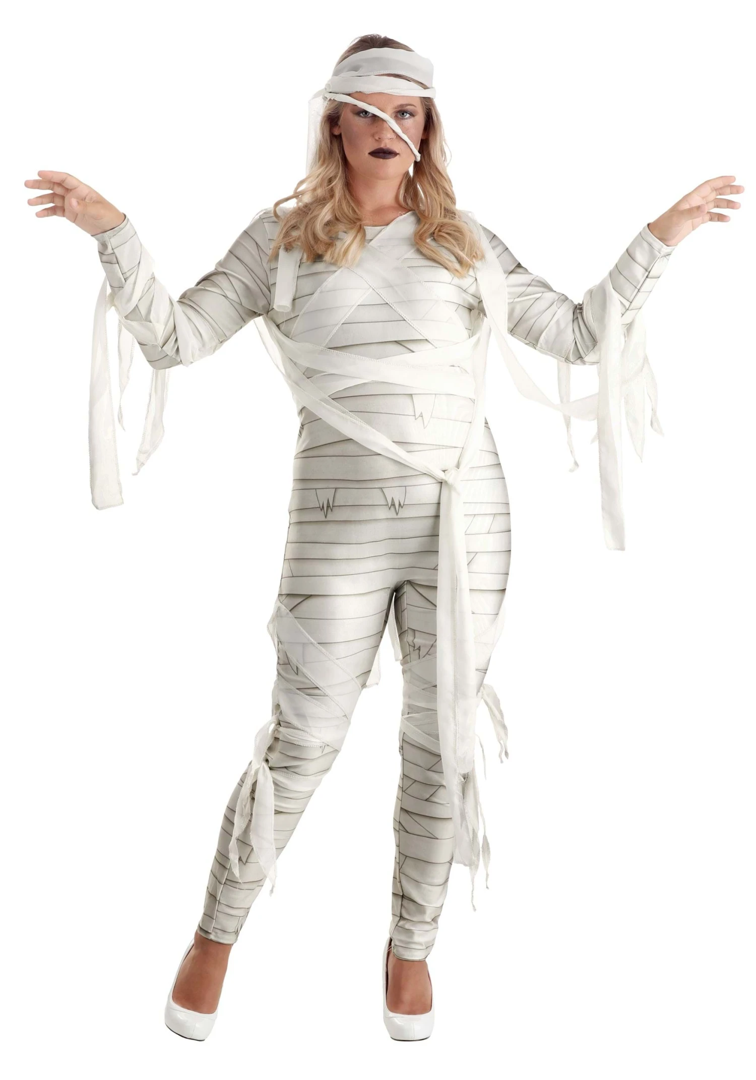 Women's Under Wraps Mummy Costume 5 Women's Under Wraps Mummy Costume - Image 3