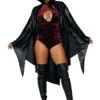 Dreamgirl Vampire Poncho Cape Costume For Women 1 Dreamgirl Vampire Poncho Cape Costume For Women -Halloween Costumes womens vampire poncho cape costume