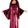 Dreamgirl Velvet Hooded Renaissance Maiden Costume For Women 2 Dreamgirl Velvet Hooded Renaissance Maiden Costume For Women -Halloween Costumes womens velvet hooded renaissance maiden