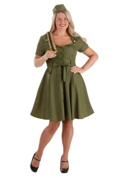 Women's Vintage Combat Cutie -Halloween Costumes womens vintage combat cutie alt 1