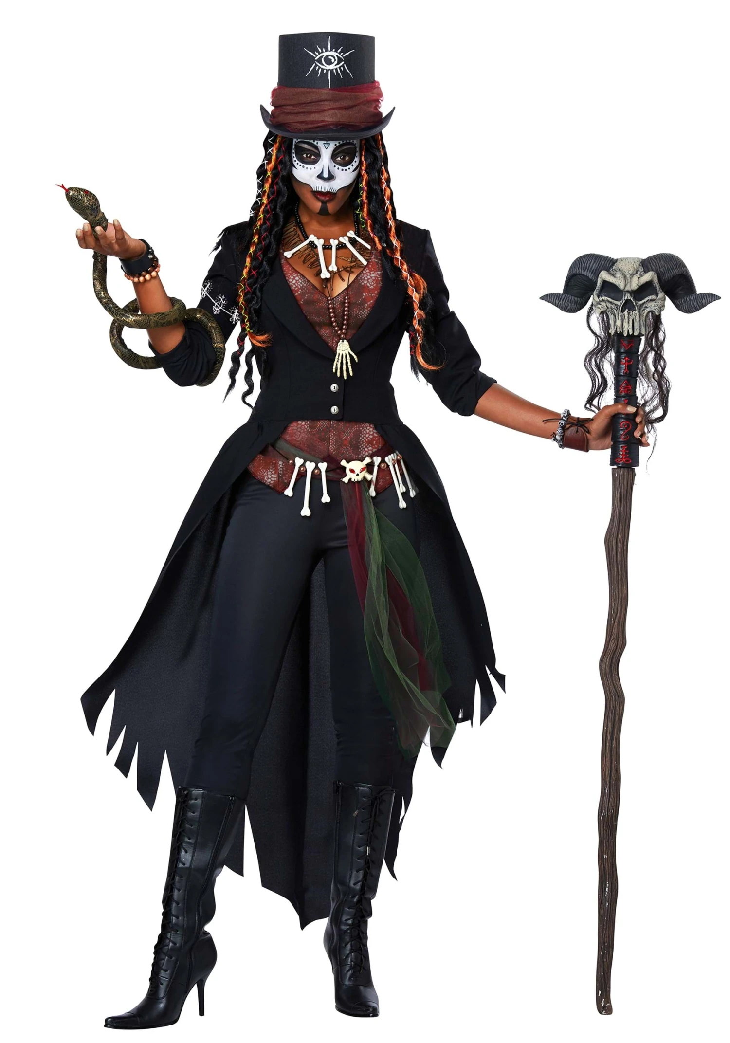 Women's Voodoo Magic Costume 3 Women's Voodoo Magic Costume
