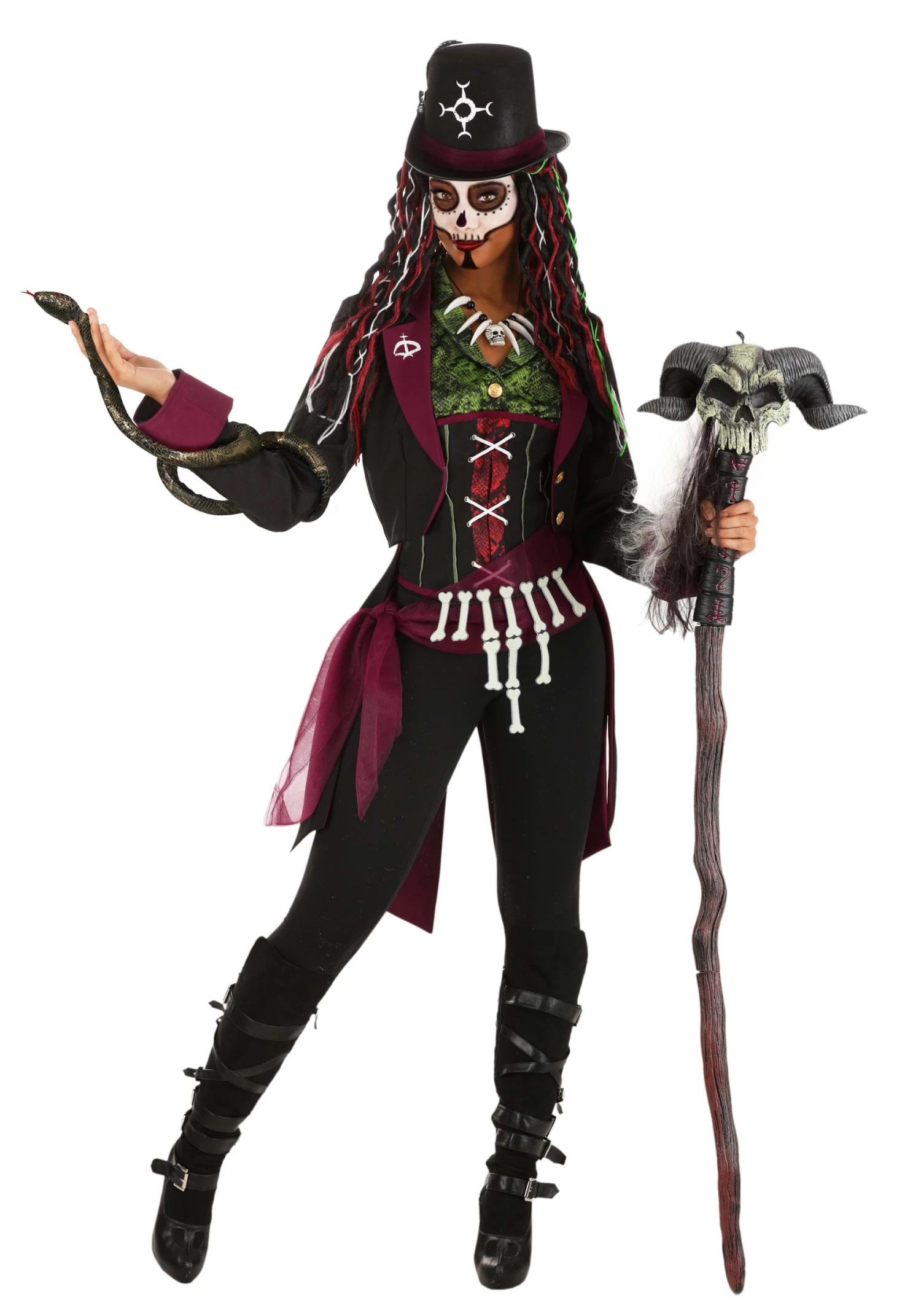 Voodoo Queen Women's Costume 3 Voodoo Queen Women's Costume