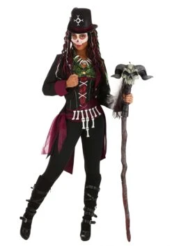 Voodoo Queen Women's Costume 12 Voodoo Queen Women's Costume -Halloween Costumes womens voodoo queen costume alt 4