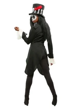 Voodoo Skeleton Women's Costume 16 Voodoo Skeleton Women's Costume -Halloween Costumes womens voodoo skeleton costume alt 3