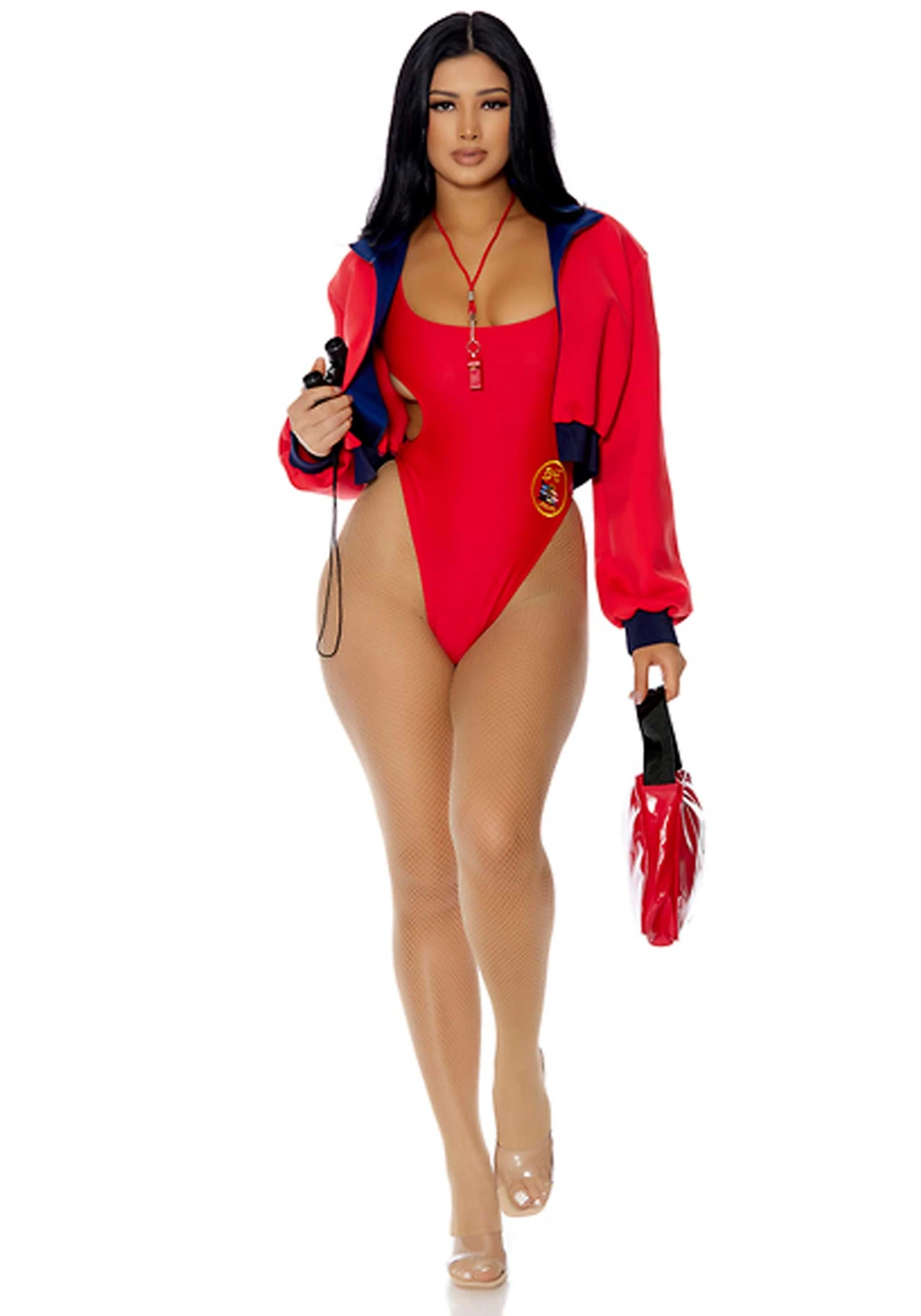 Forplay Women's Watch Out Bae Lifeguard Costume 5 Forplay Women's Watch Out Bae Lifeguard Costume - Image 3