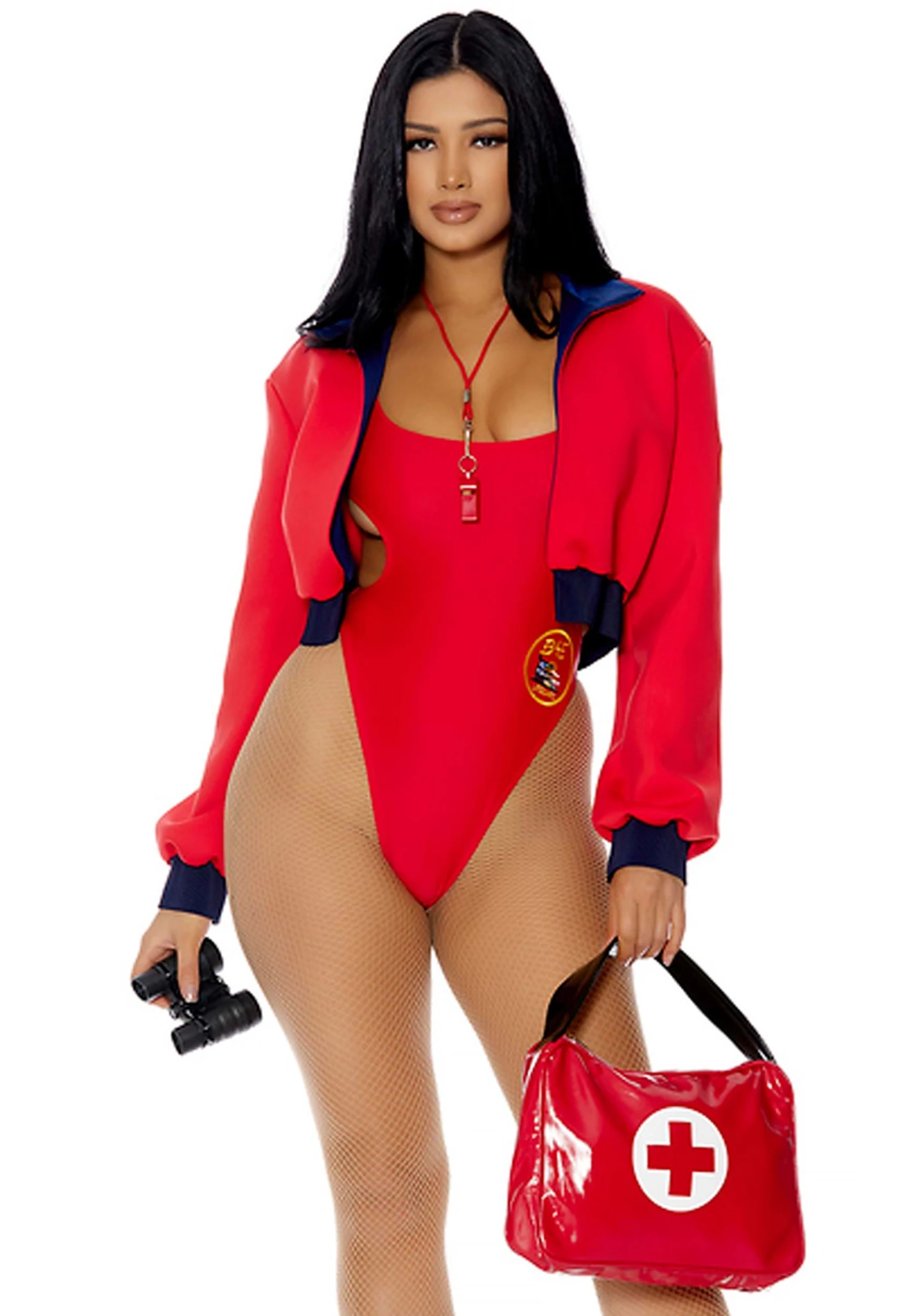 Forplay Women's Watch Out Bae Lifeguard Costume 3 Forplay Women's Watch Out Bae Lifeguard Costume