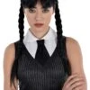 AMSCAN Women's Wednesday Black Costume Wig 1 AMSCAN Women's Wednesday Black Costume Wig -Halloween Costumes womens wednesday black costume wig