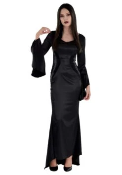 AMSCAN Women's Wednesday Morticia Costume
