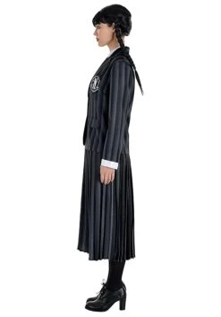 AMSCAN Women's Wednesday Nevermore Costume 9 AMSCAN Women's Wednesday Nevermore Costume -Halloween Costumes womens wednesday nevermore costume alt 1