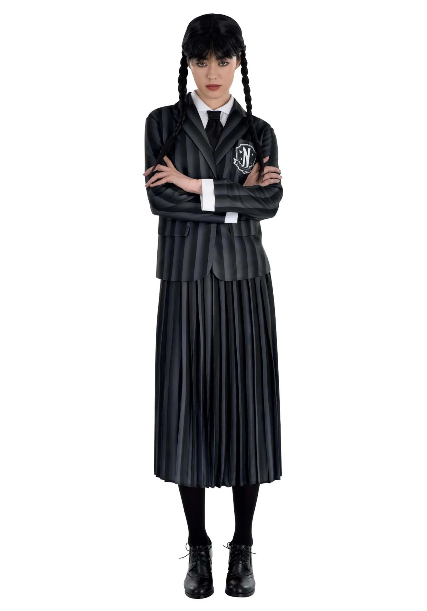 AMSCAN Women's Wednesday Nevermore Costume 3 AMSCAN Women's Wednesday Nevermore Costume