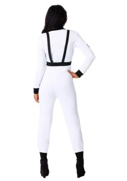 White Astronaut Costume For Women -Halloween Costumes womens white astronaut costume alt 3