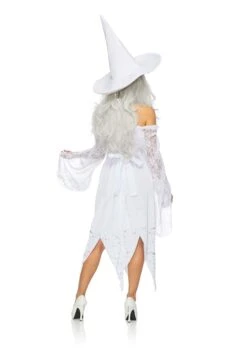 White Mystic Witch Women's Costume -Halloween Costumes womens white mystic witch costume alt 1