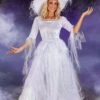 White Witch Costume Dress For Women -Halloween Costumes womens white witch costume dress