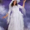 Women's Plus Size White Witch Costume Dress