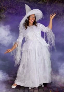 Women's Plus Size White Witch Costume Dress