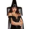 Dreamgirl Wicked Witch Women's Hat 1 Dreamgirl Wicked Witch Women's Hat -Halloween Costumes womens wicked witch hat