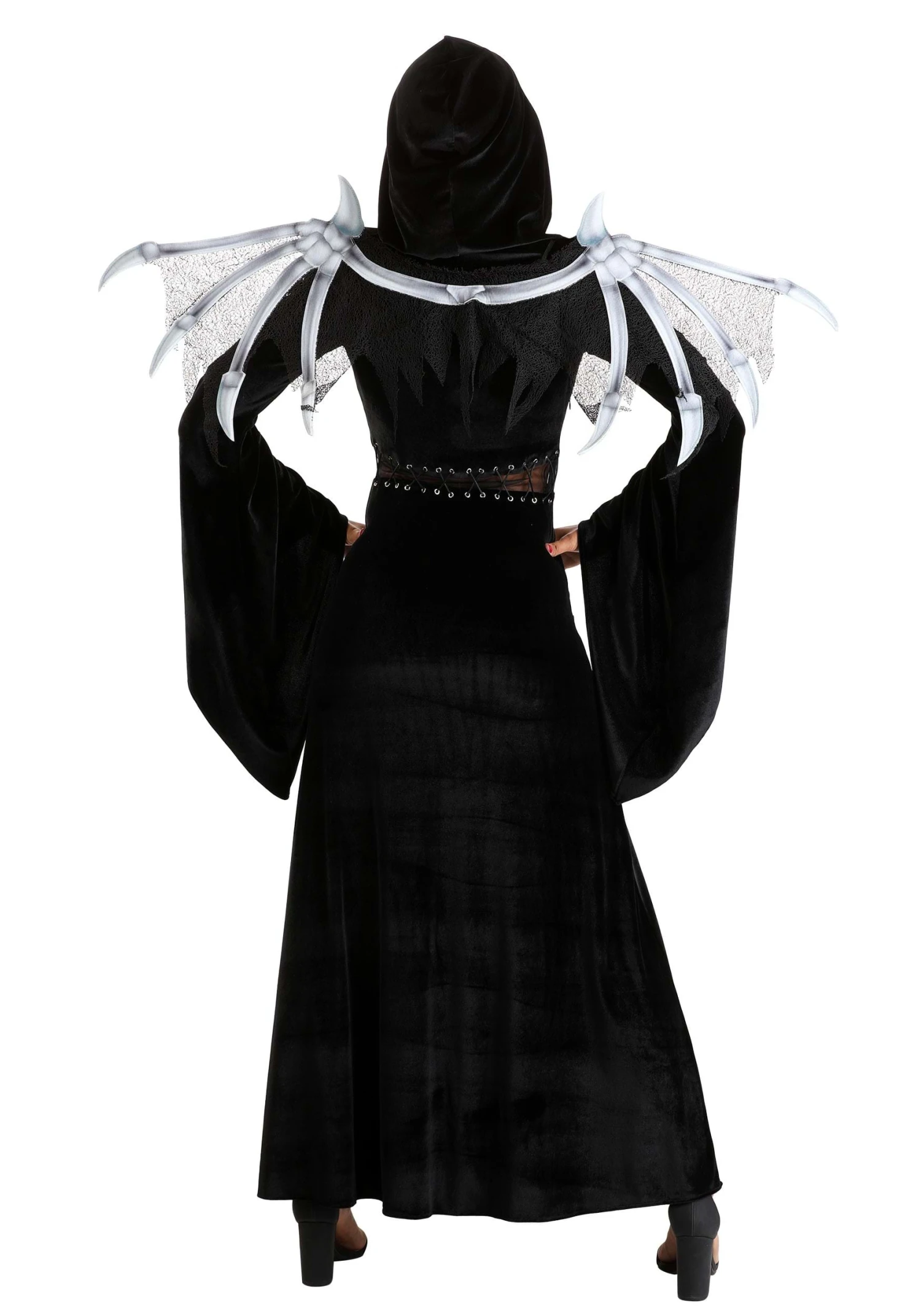 Winged Reaper Costume For Women 5 Winged Reaper Costume For Women - Image 3
