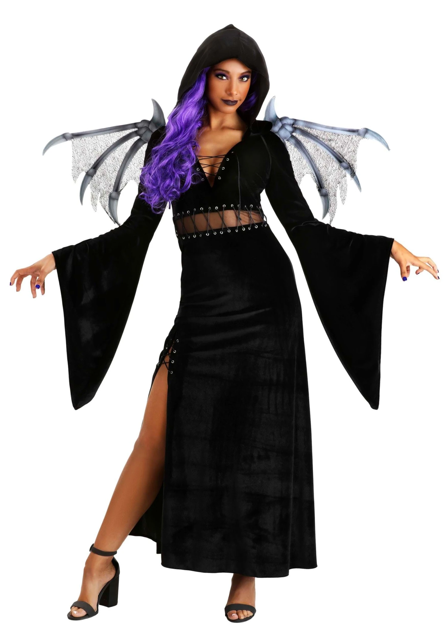Winged Reaper Costume For Women 3 Winged Reaper Costume For Women