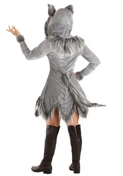 Grey Wolf Costume For Women 12 Grey Wolf Costume For Women -Halloween Costumes womens wolf costume alt 2