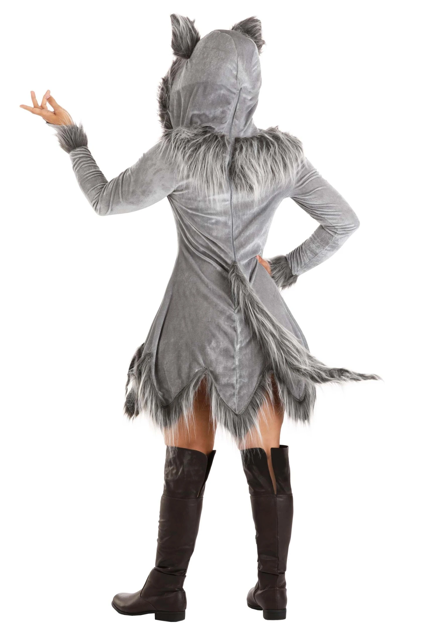Grey Wolf Costume For Women 5 Grey Wolf Costume For Women - Image 3