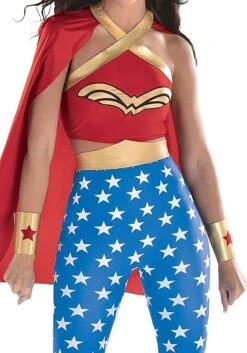 AMSCAN Women's DC Comics Wonder Woman Costume 9 AMSCAN Women's DC Comics Wonder Woman Costume -Halloween Costumes womens wonder woman costume alt 3