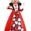 Wonderland Queen Of Hearts Costume For Women 1 Wonderland Queen Of Hearts Costume For Women -Halloween Costumes womens wonderland queen of hearts costume