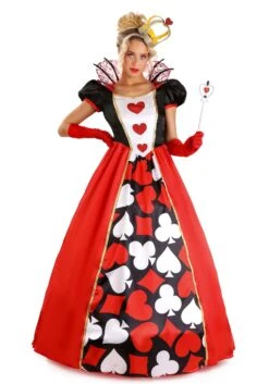 Wonderland Queen Of Hearts Costume For Women
