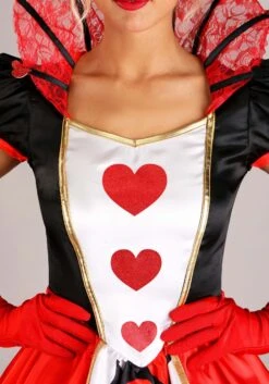 Wonderland Queen Of Hearts Costume For Women -Halloween Costumes womens wonderland queen of hearts costume alt 3