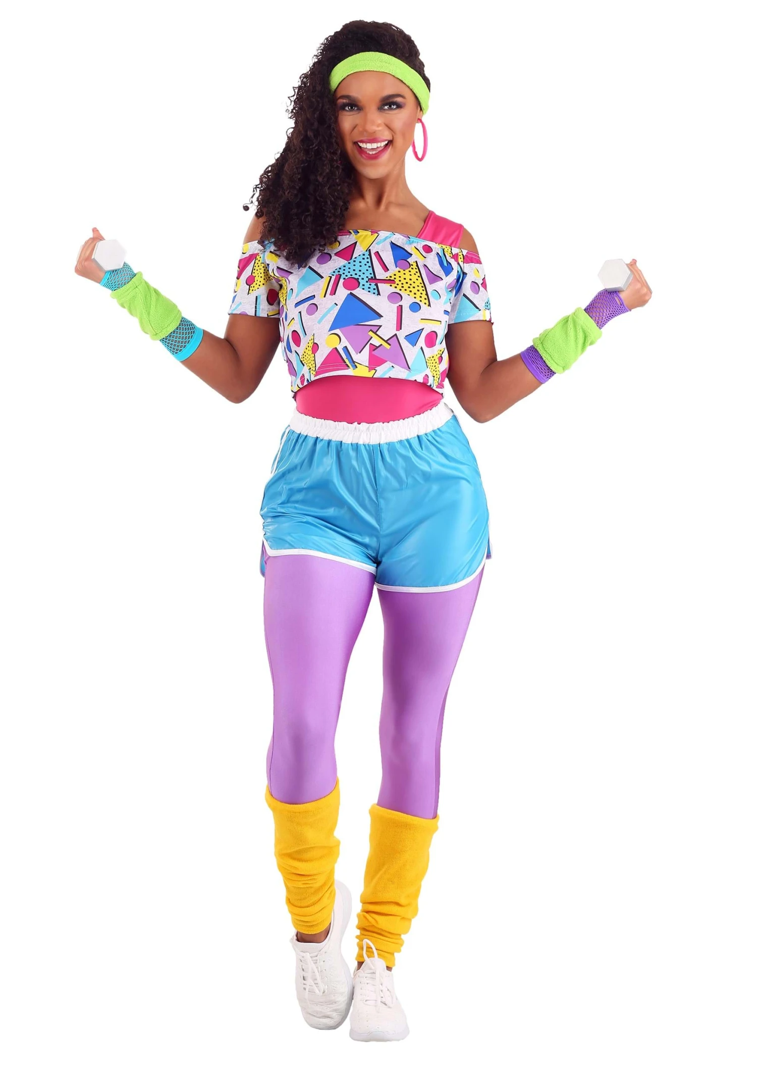 Work It Out 80s Women's Costume 3 Work It Out 80s Women's Costume