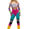 Women's Work It Out 80's Costume 2 Women's Work It Out 80's Costume -Halloween Costumes womens work it out 80s costume