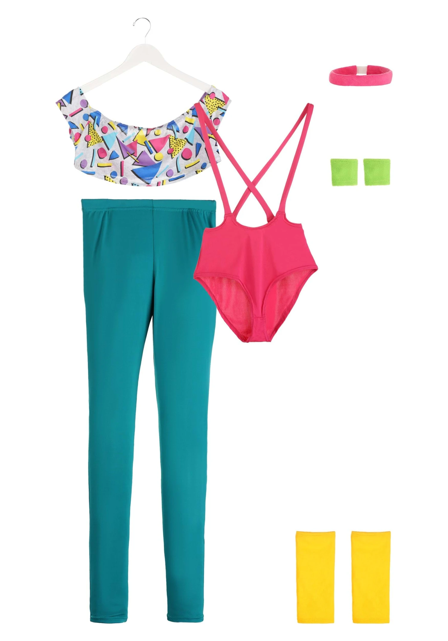 Women's Work It Out 80's Costume 9 Women's Work It Out 80's Costume - Image 7