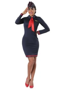 Workin' The Skies Women's Flight Attendant Costume