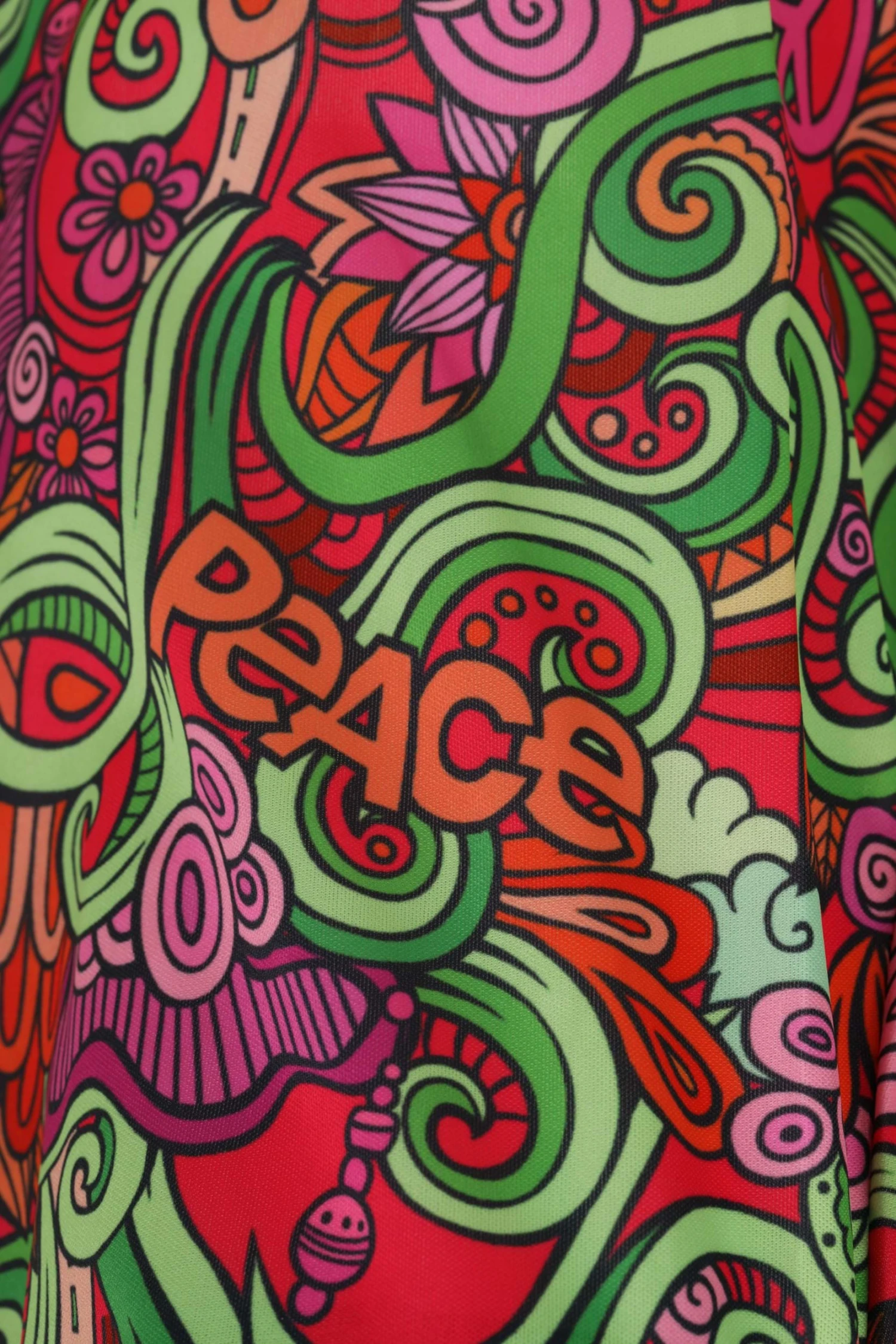 Women's Hippie World Peace Costume 7 Women's Hippie World Peace Costume - Image 5