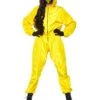 Yellow Hazmat Suit Costume For Women