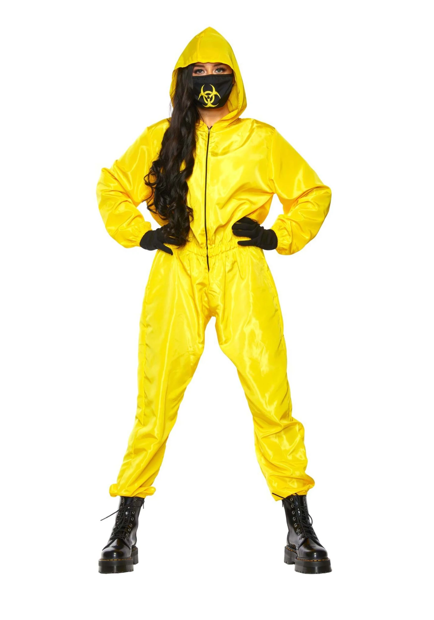 Yellow Hazmat Suit Costume For Women 3 Yellow Hazmat Suit Costume For Women