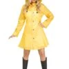 Fun World Women's Yellow Raincoat Costume -Halloween Costumes womens yellow raincoat costume