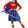 Wonder Woman Long-Sleeved Dress For Adults