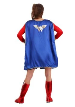 Wonder Woman Long-Sleeved Dress For Adults -Halloween Costumes wonder woman adult long sleeve dress alt 8