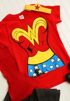 Wonder Woman T-Shirt Costume -Halloween Costumes wonder woman t shirt costume 7