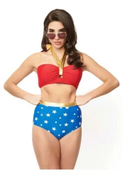 Wonder Woman X UV Blue Swimwear Bottoms