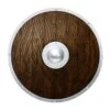 Wood-Look Viking Shield Prop 2 Wood-Look Viking Shield Prop -Halloween Costumes wooden viking shield