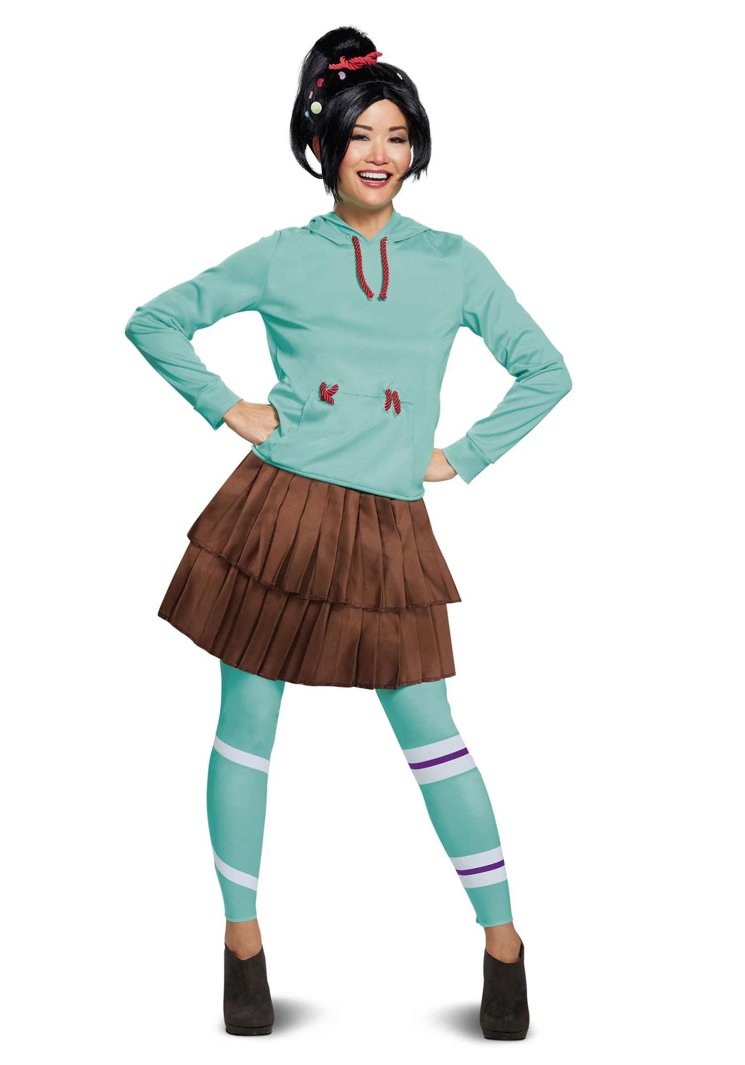 Disguise Wreck It Ralph 2 Deluxe Vanellope Women's Costume | Wreck It Ralph Costumes 3 Disguise Wreck It Ralph 2 Deluxe Vanellope Women's Costume | Wreck It Ralph Costumes