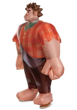 Disney Wreck It Ralph Inflatable Costume For Adults -Halloween Costumes wreck it ralph adult inflatable costume alt 1