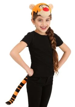 Disney Winnie The Pooh Tigger Soft-Sculpted Headband & TailAccessory Kit -Halloween Costumes wtp tigger plush headband tail kit alt 1