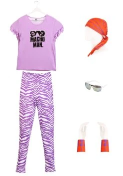 Macho Man Madness WWE Adult Costume 15 Macho Man Madness WWE Adult Costume -Halloween Costumes wwe adult macho man madness costume 2